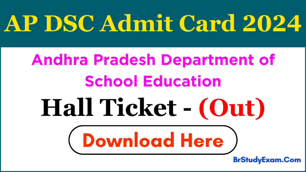 AP DSC Admit Card