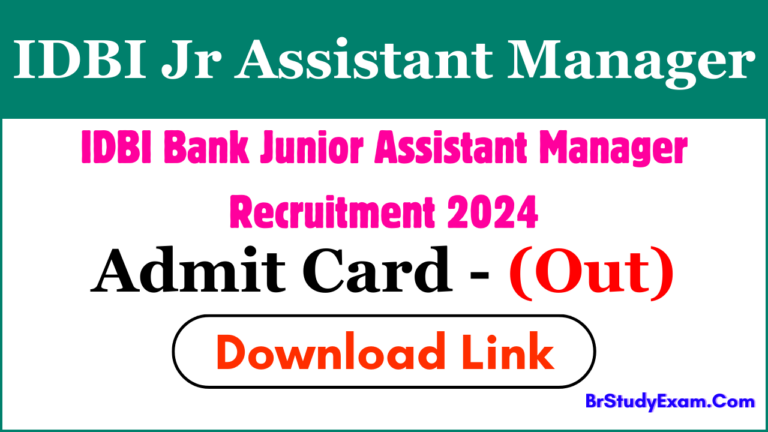 IDBI JAM admit card