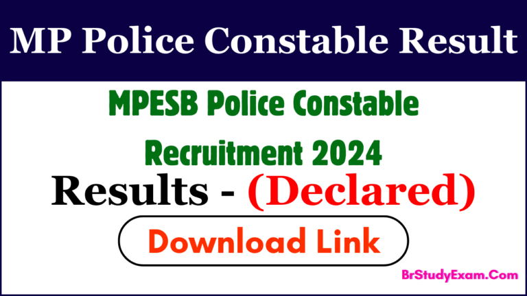 MP Police Constable Result