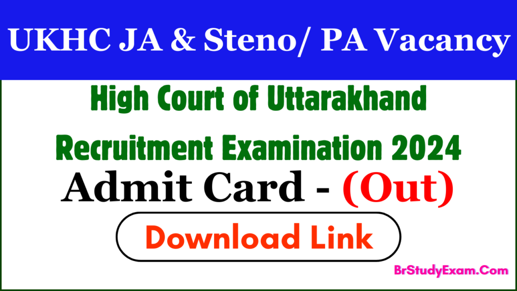 UKHC Admit Card