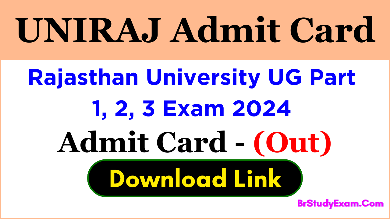 Rajasthan university admit card