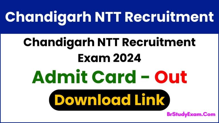 Chandigarh ntt admit card