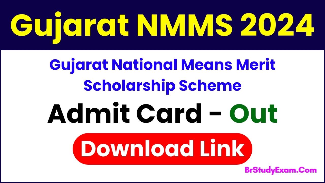 Gujarat NMMS hall ticket