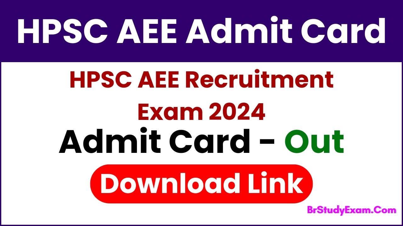 HPSC AEE admit card